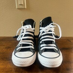Converse Black and White High-Top Sneakers